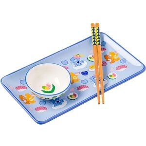 Care Bears Ceramic Sushi Plate set